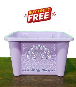 DT - Daisy Stackable Slotted Basket