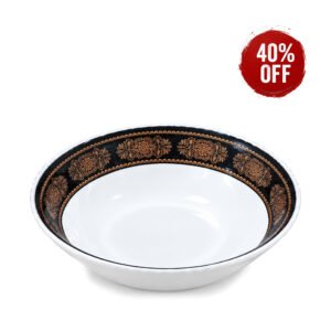 10" Rice Bowl-Black gold