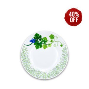 8" Crazy Plate-Snowdrop