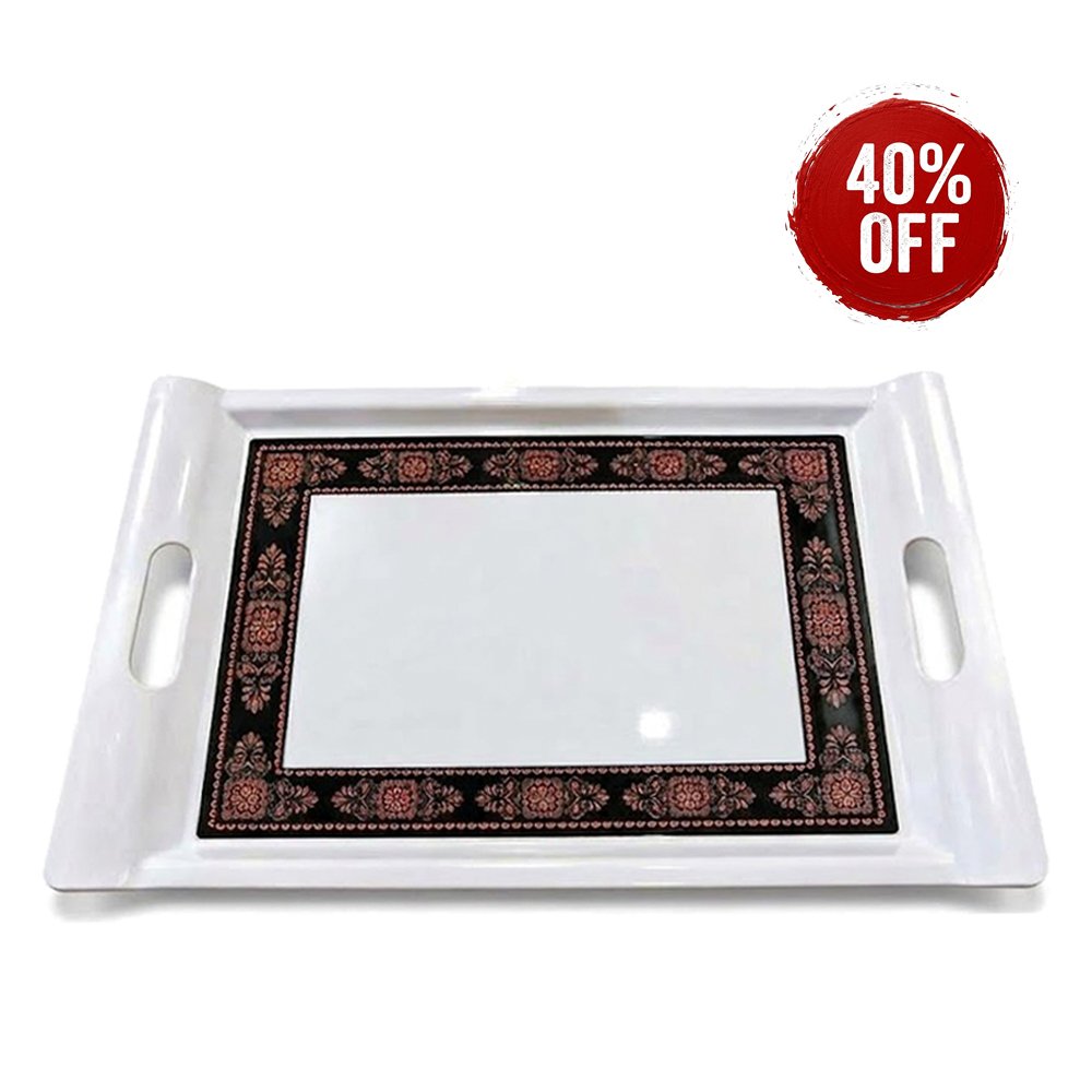 18" Rtg Handle Tray WO pack-Black gold