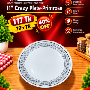 11” Crazy Plate-Primrose